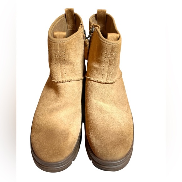 UGG Men’s Skyview Moto Gorpcore Active Pull On Leather Suede Waterproof Boots - Picture 14 of 16